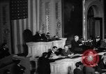 Image of U.S. Congress declaration of war against Japan Washington DC USA, 1941, second 49 stock footage video 65675046196