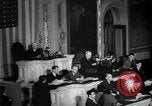 Image of U.S. Congress declaration of war against Japan Washington DC USA, 1941, second 50 stock footage video 65675046196