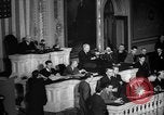 Image of U.S. Congress declaration of war against Japan Washington DC USA, 1941, second 58 stock footage video 65675046196