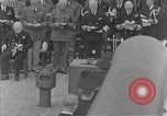 Image of Prime Minister Winston Churchill Argentia Newfoundland Canada, 1941, second 54 stock footage video 65675046199