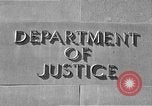 Image of Department of Justice Washington DC USA, 1950, second 3 stock footage video 65675046206