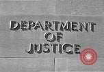 Image of Department of Justice Washington DC USA, 1950, second 5 stock footage video 65675046206