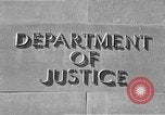 Image of Department of Justice Washington DC USA, 1950, second 7 stock footage video 65675046206