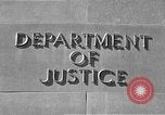 Image of Department of Justice Washington DC USA, 1950, second 9 stock footage video 65675046206