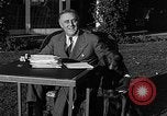 Standbild Präsident Franklin Roosevelt Hyde Park New York USA, 1936, aus Sekunde 30 historischem Filmmaterial Videoclip 65675046209