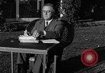 Standbild Präsident Franklin Roosevelt Hyde Park New York USA, 1936, aus Sekunde 54 historischem Filmmaterial Videoclip 65675046209