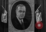Standbild Poster von Präsident Franklin Roosevelt Philadelphia Pennsylvania USA, 1940, aus Sekunde 9 historischem Filmmaterial Videoclip 65675046214