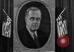 Standbild Poster von Präsident Franklin Roosevelt Philadelphia Pennsylvania USA, 1940, aus Sekunde 11 historischem Filmmaterial Videoclip 65675046214