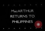 Standbild General MacArthur Philippinen, 1944, aus Sekunde 1 historischem Filmmaterial Videoclip 65675046226