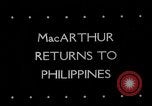 Standbild General MacArthur Philippinen, 1944, aus Sekunde 4 historischem Filmmaterial Videoclip 65675046226