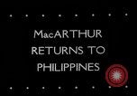 Standbild General MacArthur Philippinen, 1944, aus Sekunde 6 historischem Filmmaterial Videoclip 65675046226