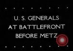 Image of United States 3rd Army Metz France, 1944, second 1 stock footage video 65675046227