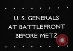 Image of United States 3rd Army Metz France, 1944, second 3 stock footage video 65675046227