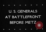 Image of United States 3rd Army Metz France, 1944, second 6 stock footage video 65675046227
