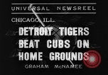 Standbild 1935 Baseball World Series Game 3 Chicago Illinois USA, 1935, aus Sekunde 4 historischem Filmmaterial Videoclip 65675046236