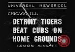 Standbild 1935 Baseball World Series Game 3 Chicago Illinois USA, 1935, aus Sekunde 6 historischem Filmmaterial Videoclip 65675046236