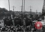 Image of US Large Landing Craft Infantry docked in Weymouth, England  Weymouth England United Kingdom, 1944, second 32 stock footage video 65675046305