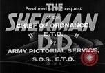 Image Char Sherman entraînement recto verso Birmingham Angleterre, 1943, de la seconde 30 séquences d'archives historiques vidéo 65675046313