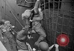 Image of USS Samuel Chase and Normandy invasion on D-Day France, 1944, second 39 stock footage video 65675046331