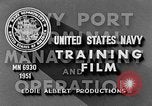 Image of Navy Port Terminal United States USA, 1951, second 14 stock footage video 65675046354