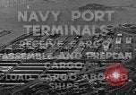 Image of Navy Port Terminal United States USA, 1951, second 1 stock footage video 65675046355