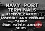 Image of Navy Port Terminal United States USA, 1951, second 4 stock footage video 65675046355