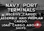Image of Navy Port Terminal United States USA, 1951, second 5 stock footage video 65675046355