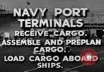 Image of Navy Port Terminal United States USA, 1951, second 6 stock footage video 65675046355
