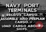 Image of Navy Port Terminal United States USA, 1951, second 7 stock footage video 65675046355