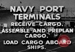Image of Navy Port Terminal United States USA, 1951, second 8 stock footage video 65675046355