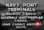 Image of Navy Port Terminal United States USA, 1951, second 10 stock footage video 65675046355