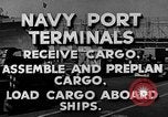Image of Navy Port Terminal United States USA, 1951, second 11 stock footage video 65675046355