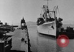 Standbild navy port terminal California United States USA, 1951, aus Sekunde 7 historischem Filmmaterial Videoclip 65675046358