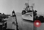 Standbild navy port terminal California United States USA, 1951, aus Sekunde 8 historischem Filmmaterial Videoclip 65675046358