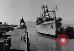 Standbild navy port terminal California United States USA, 1951, aus Sekunde 11 historischem Filmmaterial Videoclip 65675046358