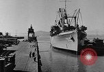 Standbild navy port terminal California United States USA, 1951, aus Sekunde 13 historischem Filmmaterial Videoclip 65675046358