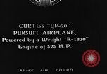 Image of Pursuit Airplanes United States USA, 1933, second 1 stock footage video 65675046363
