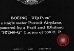 Standbild Ausübung Flugzeuge United States USA, 1933, aus Sekunde 6 historischem Filmmaterial Videoclip 65675046365