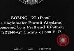 Standbild Ausübung Flugzeuge United States USA, 1933, aus Sekunde 7 historischem Filmmaterial Videoclip 65675046365