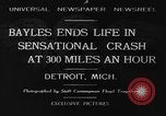 Standbild tödlichen Absturz der Gee Bee Z Super Sportster Flugzeug Detroit Michigan USA, 1931, aus Sekunde 1 historischem Filmmaterial Videoclip 65675046366