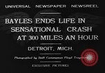 Standbild tödlichen Absturz der Gee Bee Z Super Sportster Flugzeug Detroit Michigan USA, 1931, aus Sekunde 4 historischem Filmmaterial Videoclip 65675046366