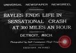 Standbild tödlichen Absturz der Gee Bee Z Super Sportster Flugzeug Detroit Michigan USA, 1931, aus Sekunde 9 historischem Filmmaterial Videoclip 65675046366