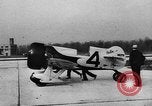 Standbild tödlichen Absturz der Gee Bee Z Super Sportster Flugzeug Detroit Michigan USA, 1931, aus Sekunde 22 historischem Filmmaterial Videoclip 65675046366