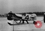 Standbild tödlichen Absturz der Gee Bee Z Super Sportster Flugzeug Detroit Michigan USA, 1931, aus Sekunde 23 historischem Filmmaterial Videoclip 65675046366