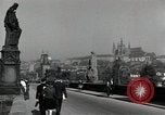 Image of The Charles (Karlsbrucke) Bridge Prague Czechoslovakia, 1945, second 16 stock footage video 65675046375