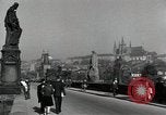 Image of The Charles (Karlsbrucke) Bridge Prague Czechoslovakia, 1945, second 17 stock footage video 65675046375