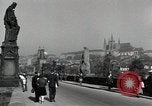 Image of The Charles (Karlsbrucke) Bridge Prague Czechoslovakia, 1945, second 18 stock footage video 65675046375