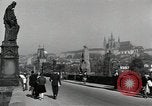 Image of The Charles (Karlsbrucke) Bridge Prague Czechoslovakia, 1945, second 19 stock footage video 65675046375
