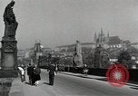 Image of The Charles (Karlsbrucke) Bridge Prague Czechoslovakia, 1945, second 21 stock footage video 65675046375