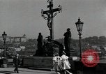 Image of The Charles (Karlsbrucke) Bridge Prague Czechoslovakia, 1945, second 36 stock footage video 65675046375
